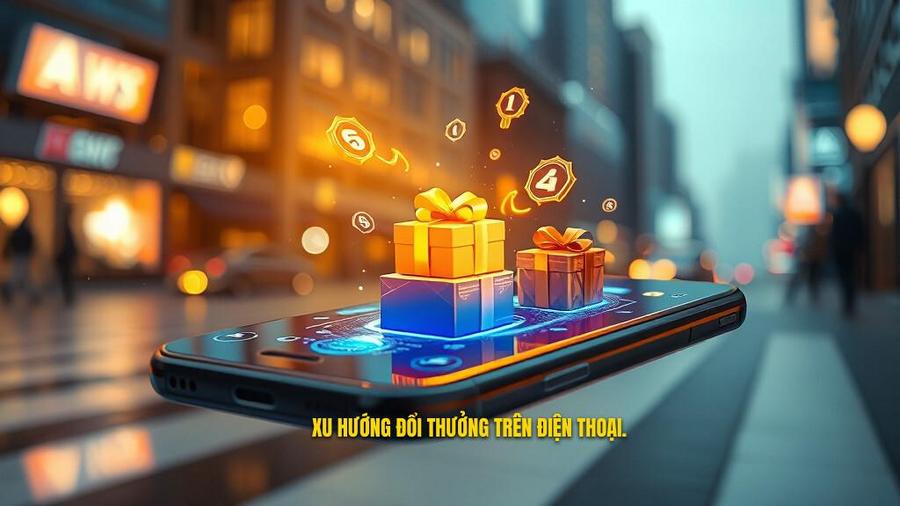 1. Xu hướng đổi thưởng trên điện thoại.