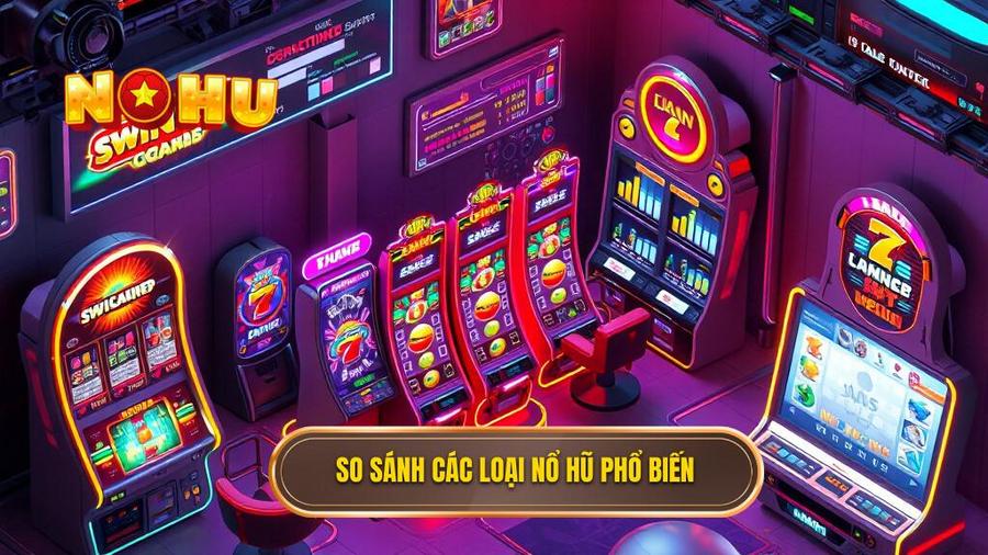 Bảng so sánh các thể loại nổ hũ phổ biến